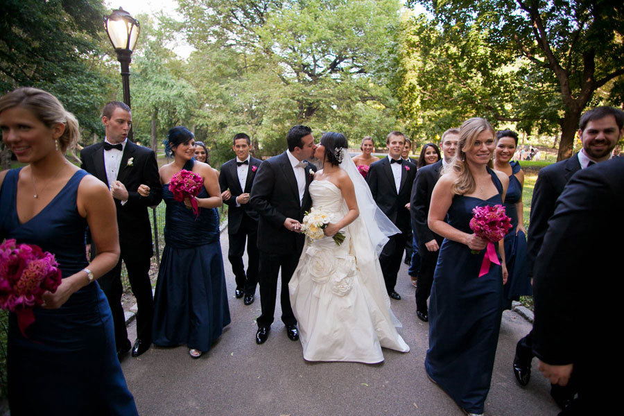 Central Park : Wedding Potpourri Color : New York Wedding Photographer | Chuck Fishman Photographer | Documentary Photojournalistic Black and White  Wedding Photojournalism